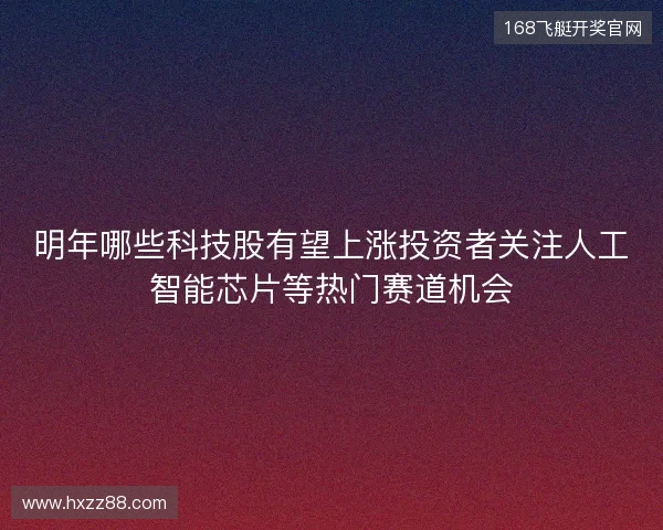 明年哪些科技股有望上涨投资者关注人工智能芯片等热门赛道机会